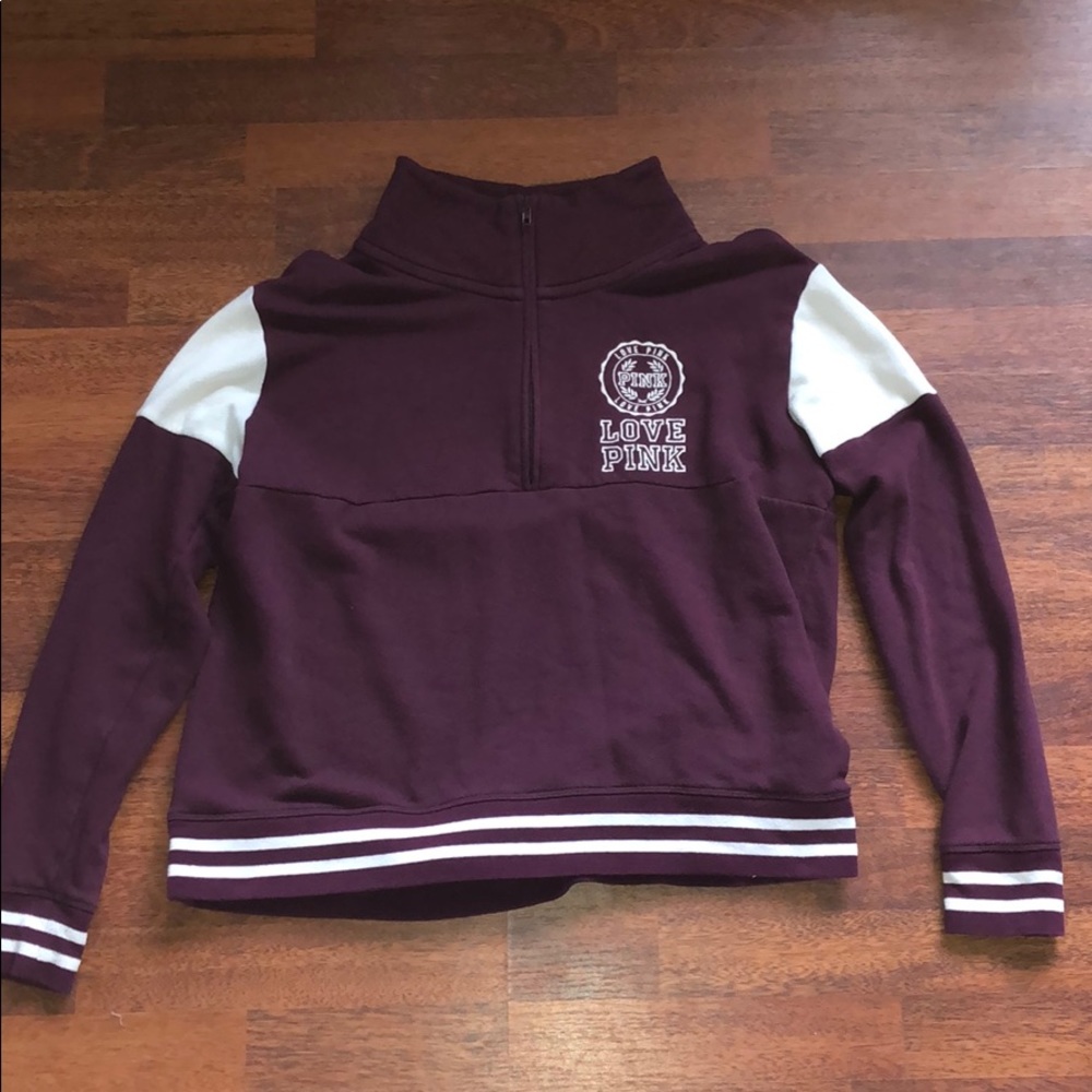 Victoria’s Secret PINK Dark Purple Logo Sweatshirt